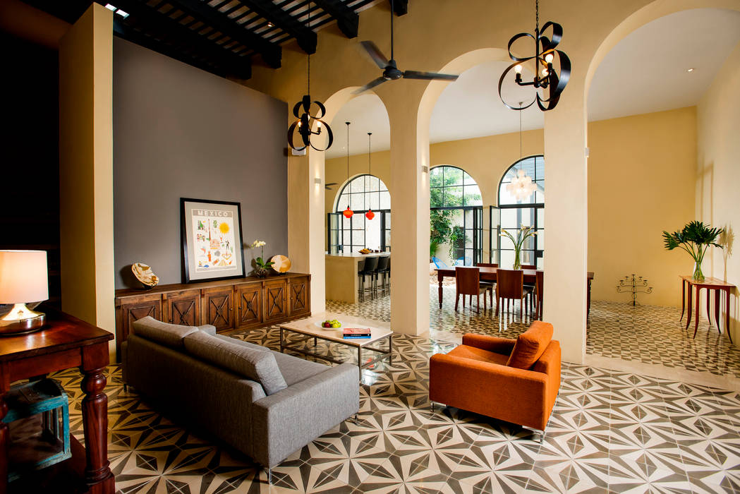 Casa WS52, Taller Estilo Arquitectura Taller Estilo Arquitectura Colonial style living room