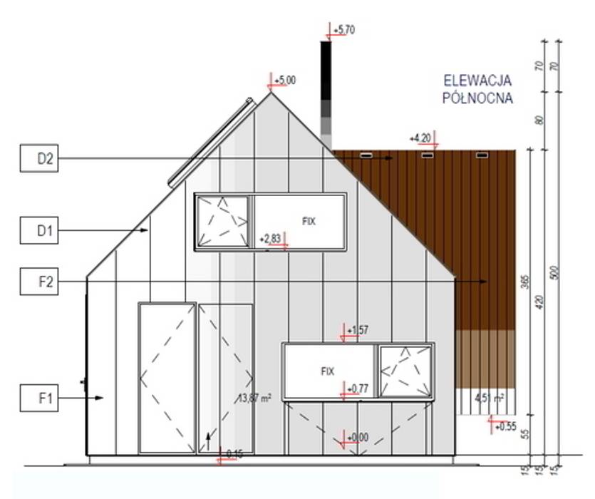 Nowoczesny domek letniskowy pod Warszawą, KDesign Architekci, grupa MODOSO KDesign Architekci, grupa MODOSO