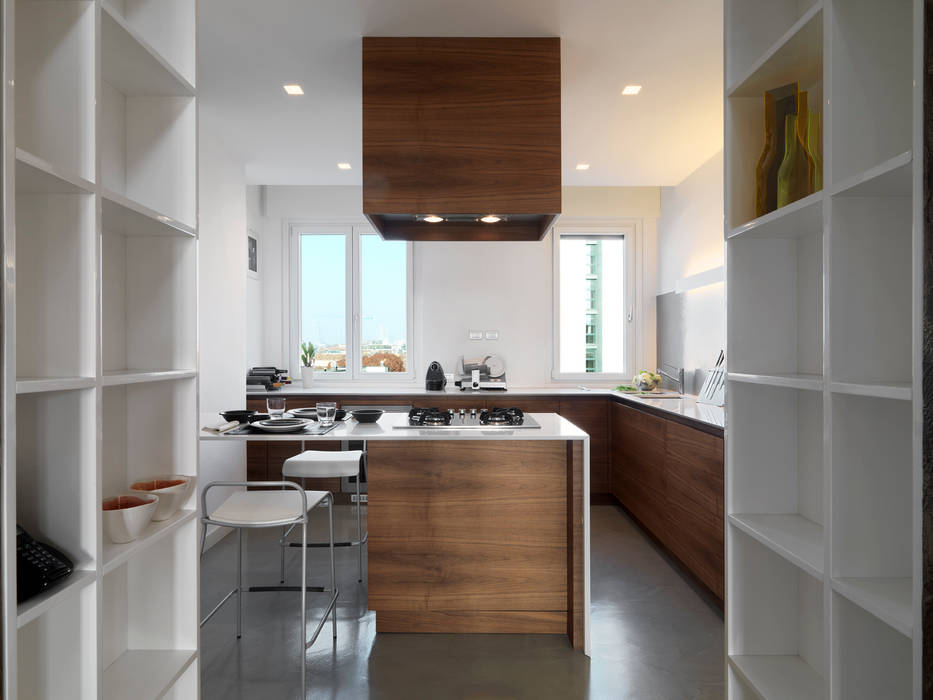 Attico in centro a Milano, D3 Architetti Associati D3 Architetti Associati Classic style kitchen