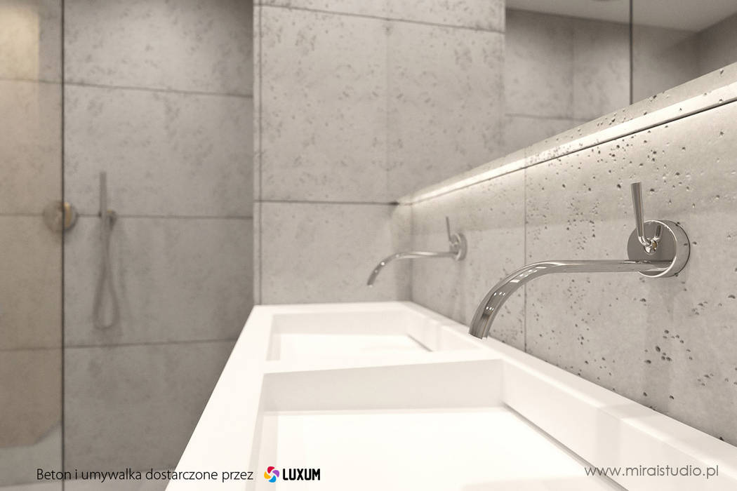 Minimalist bathroom Luxum Baños de estilo moderno