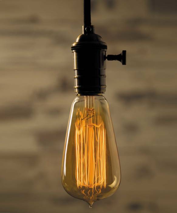 Teardrop Large Fire - Vintage Light Bulb William and Watson Industrial style houses Accessories & decoration