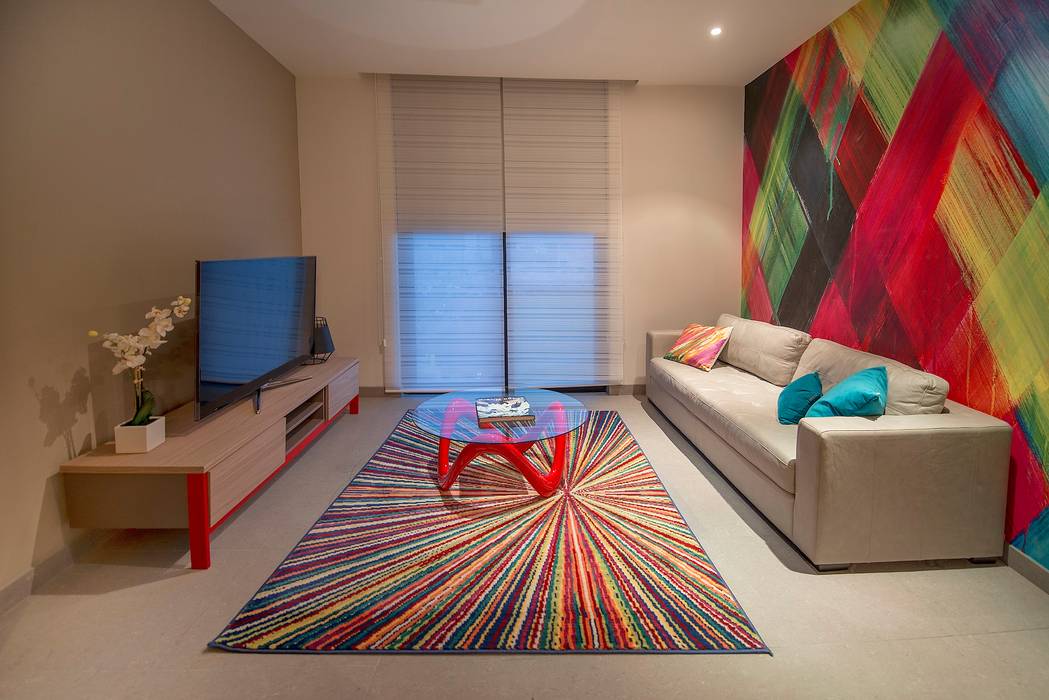 DEPARTAMENTO TORRE MAGMA, Estudio Tanguma Estudio Tanguma Modern living room Accessories & decoration