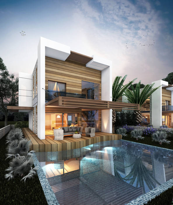 ÇEŞME VİLLA, MİNERVA MİMARLIK MİNERVA MİMARLIK Modern houses