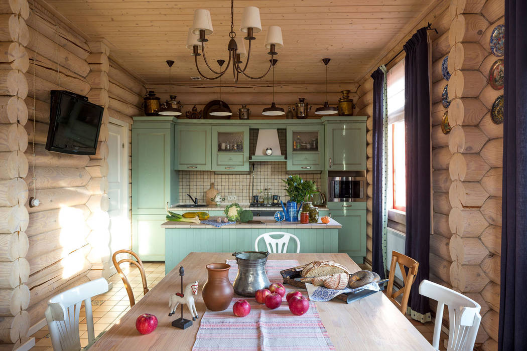 Дача 180м2, Tatiana Ivanova Design Tatiana Ivanova Design Country style kitchen