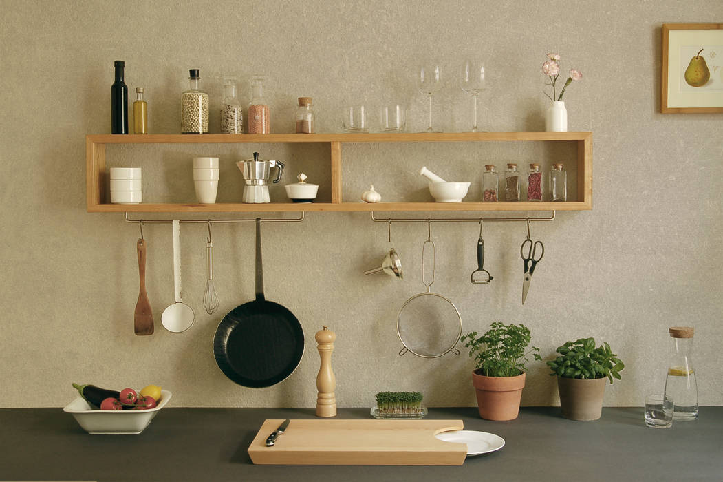 Küchenregal "Longboard Kirsche" von chris+ruby chris+ruby Moderne Küchen Schränke und Regale