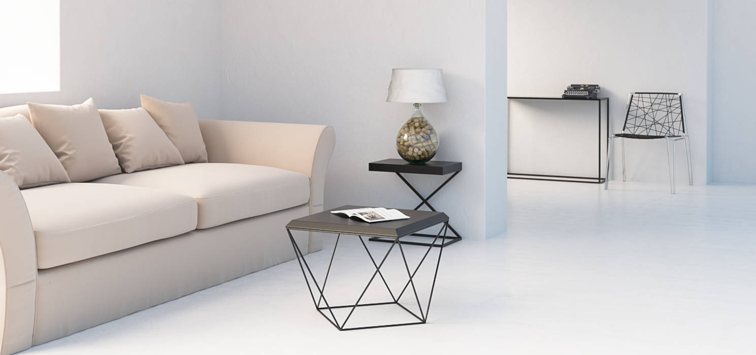 TULIP minimalistyczny stolik kawowy, take me HOME take me HOME Ruang Keluarga Minimalis Side tables & trays