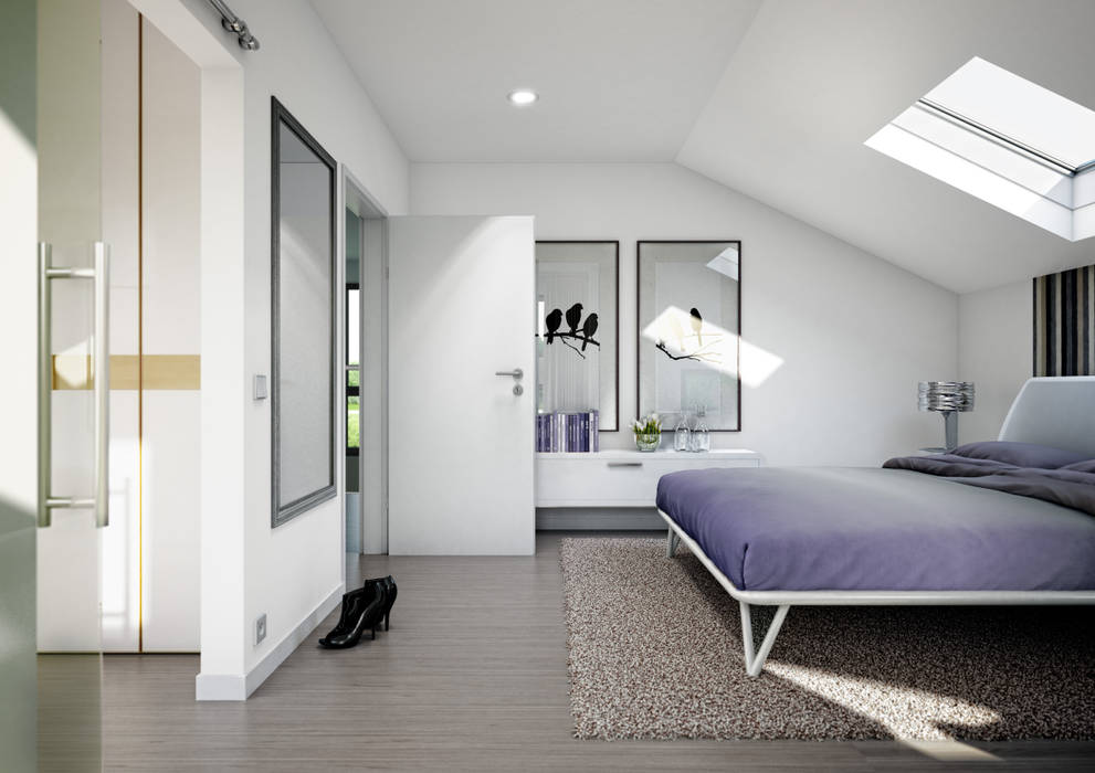 homify Minimalistische Schlafzimmer