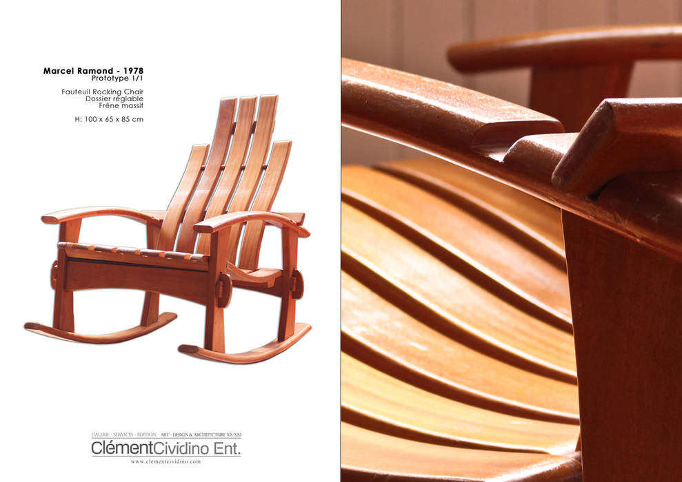 Prototype rocking Chair / Clément Cividino Galerie Clément Cividino Ent. Autres espaces Objets d'art