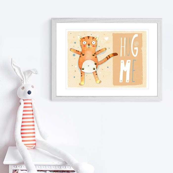 Wandgestaltung im Kinderzimmer, Posterlounge Posterlounge Modern nursery/kids room Accessories & decoration