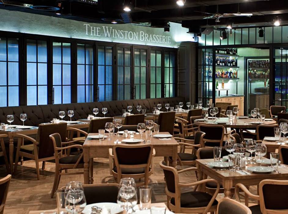 The Winston Brasserie, Murat Oral İç mimarlık ve Tasarım Tic. Ltd. Şti Murat Oral İç mimarlık ve Tasarım Tic. Ltd. Şti Ticari alanlar Yeme & İçme