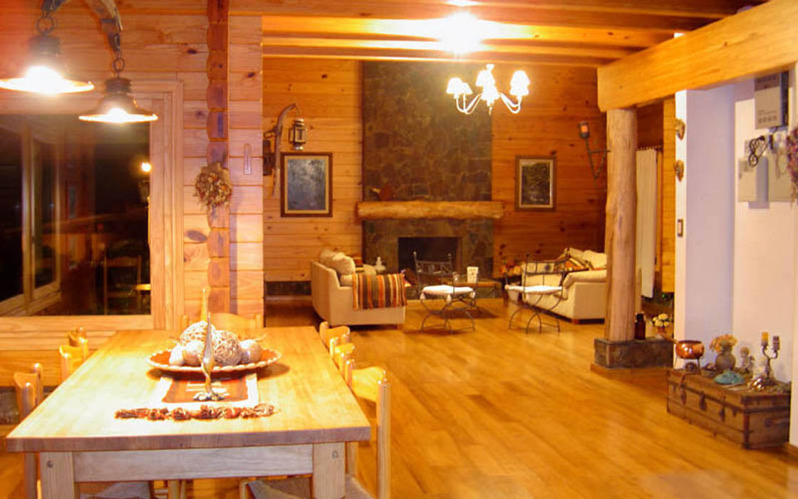 Otros interiores de patagonia log homes, patagonia log homes ...