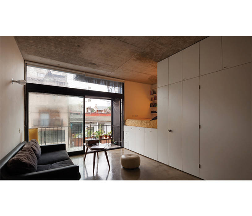 Quintana 4598, IR arquitectura IR arquitectura Living room Wood Wood effect