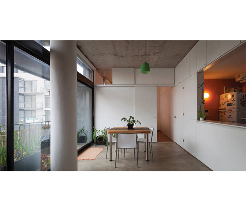Quintana 4598, IR arquitectura IR arquitectura Modern Living Room Limestone