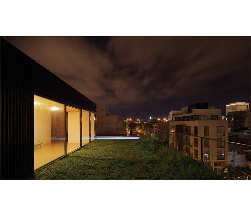 Quintana 4598, IR arquitectura IR arquitectura Terrace Iron/Steel