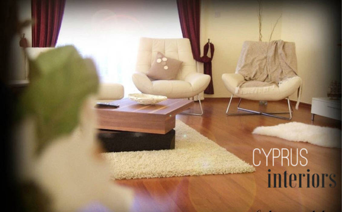 villa olive, cyprus interiors cyprus interiors Eklektik Oturma Odası