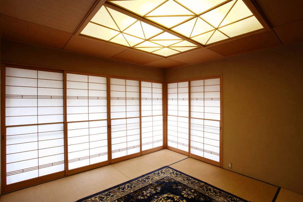 和室 茶の間 客間 寝室 吉田設計 アトリエアジュール モダンスタイルの寝室 Homify