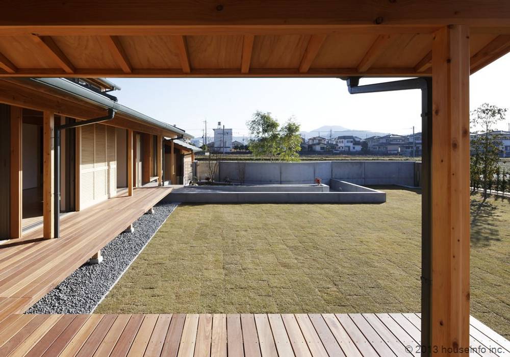 ｈ006-A-house, （株）ハウスインフォ （株）ハウスインフォ Jardines de estilo asiático