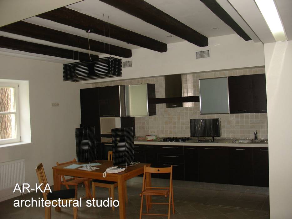 Дом в Малаховке, AR-KA architectural studio AR-KA architectural studio Cocinas de estilo moderno