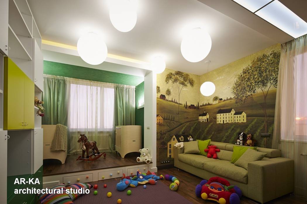 Все сложное - ПРОСТО, AR-KA architectural studio AR-KA architectural studio Dormitorios infantiles modernos:
