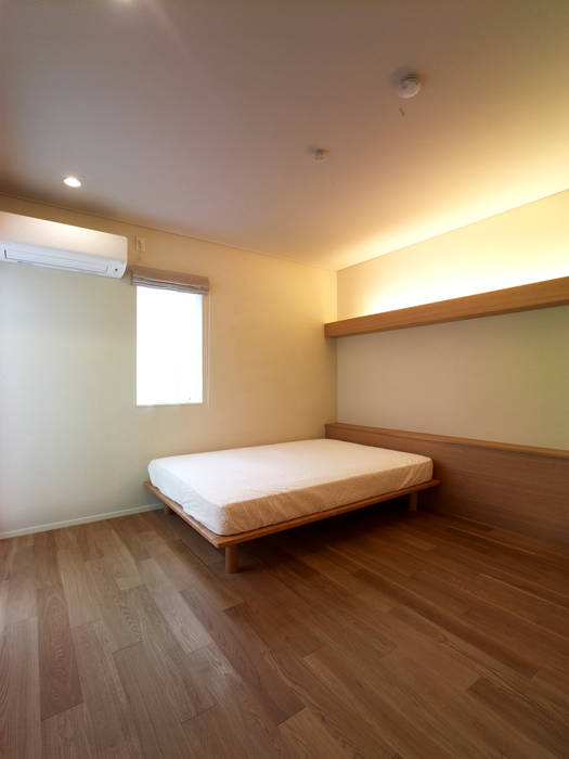 雑木林の家, 鶴巻デザイン室 鶴巻デザイン室 Modern Bedroom
