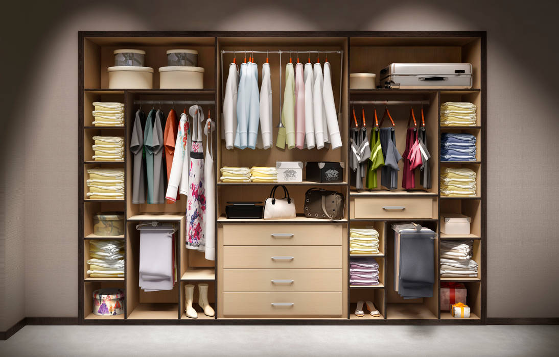 VESTIDORES, AstiDkora AstiDkora Modern dressing room Wardrobes & drawers