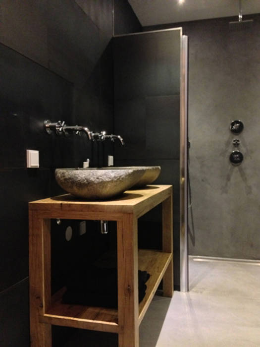 Industriële Look: Badkamer In Betonstijl
