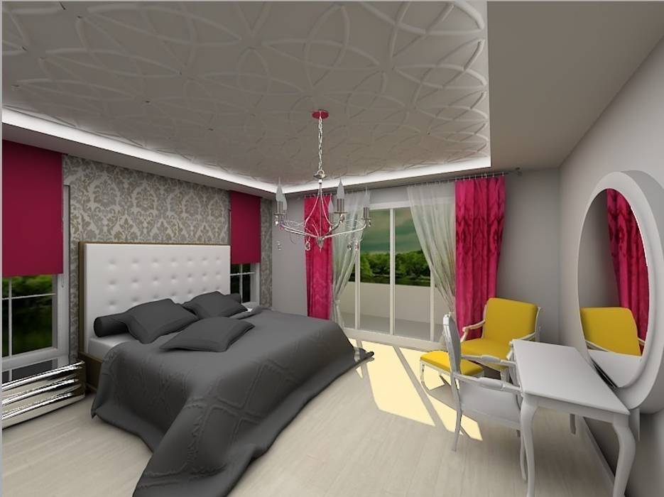 Ayca Ovet, Ayça İç Mimarlık Ayça İç Mimarlık Modern Yatak Odası