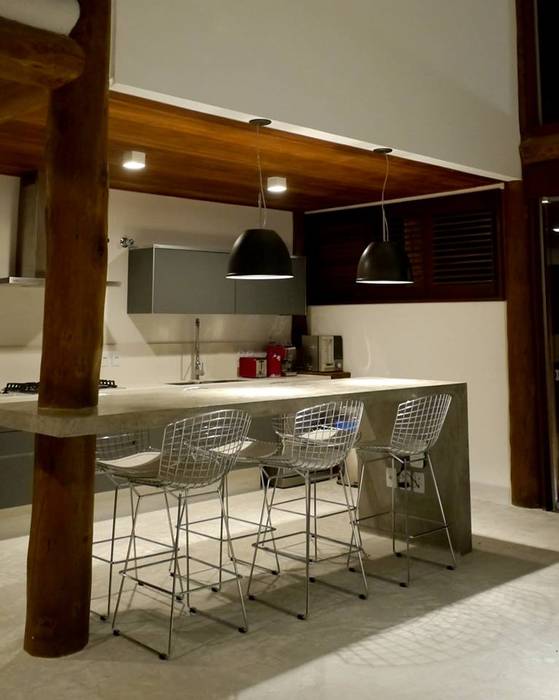 Mm8 arquitetura e interiores salas de jantar campestres | homify