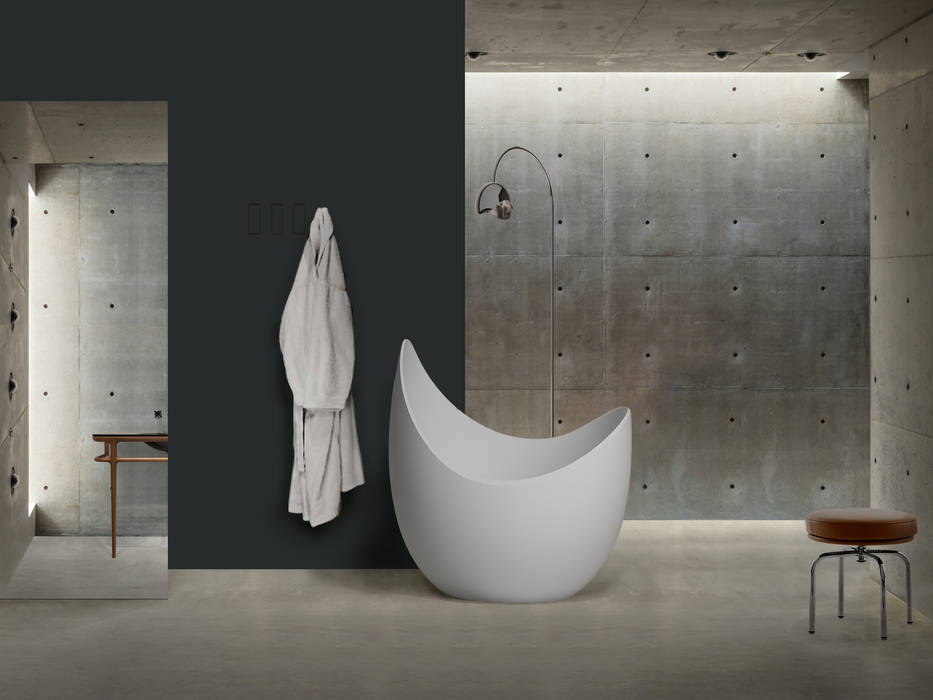 Lunetta (designer Cosetta Muggianu), CRISTALPLANT CRISTALPLANT 모던스타일 욕실