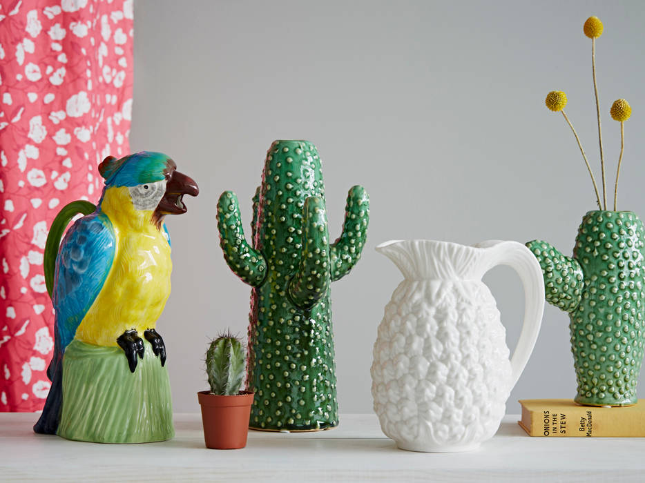 Ceramic Cactus Vases rigby & mac Livings de estilo ecléctico Accesorios y decoración