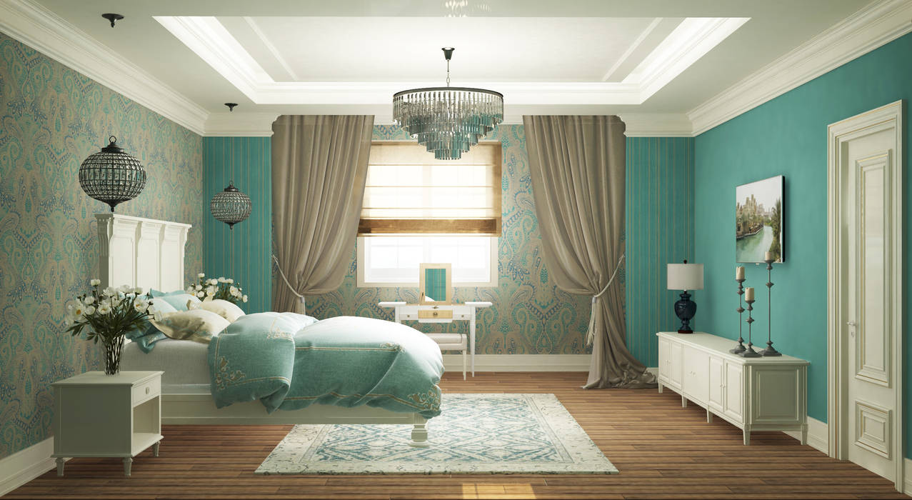 спальня, Eclectic DesignStudio Eclectic DesignStudio Dormitorios clásicos