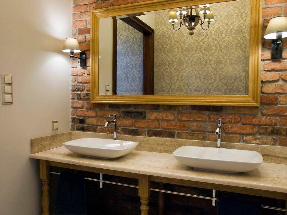 Dworek Mennonicki 1880 r , PROJEKT MB PROJEKT MB Classic style bathrooms