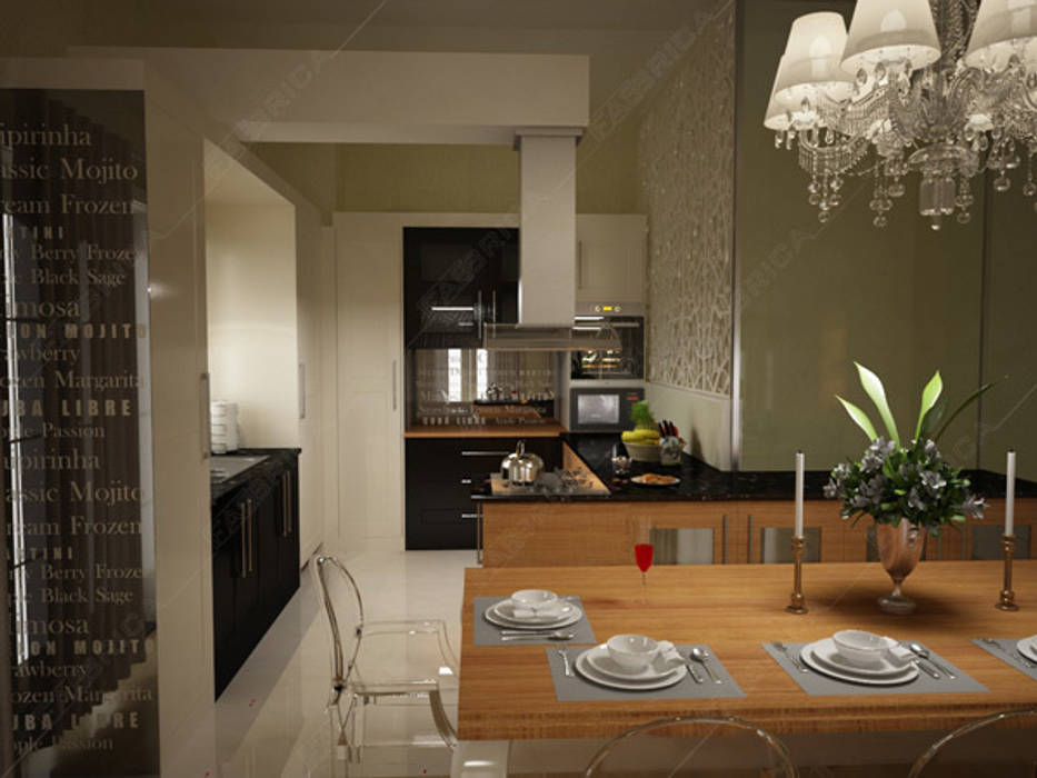 Özel Ev Tasarımı, Fabbrica Mobilya Fabbrica Mobilya Modern Mutfak Mutfak Tezgâhları