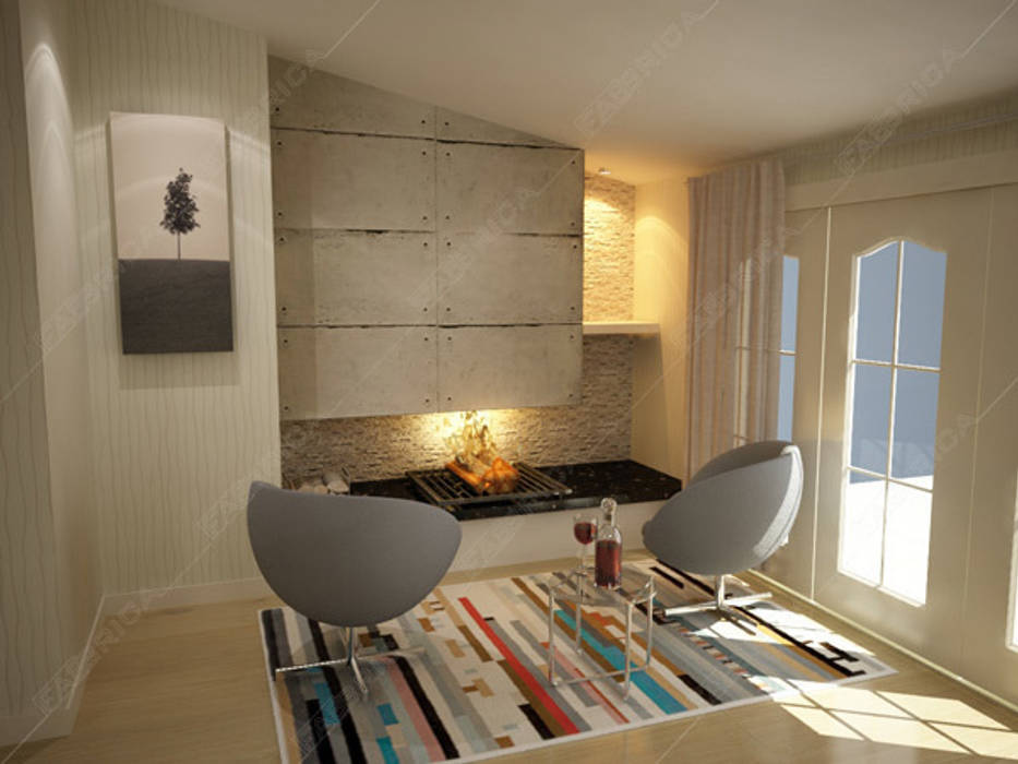 Özel Ev Tasarımı, Fabbrica Mobilya Fabbrica Mobilya Modern Oturma Odası Aksesuarlar & Dekorasyon