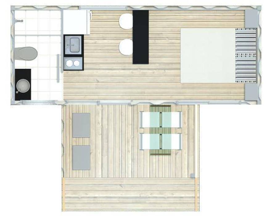 SOLUÇÕES HABITÁVEIS EFICIENTES EM CONTAINERS, SustentARQ Studio SustentARQ Studio Maisons industrielles