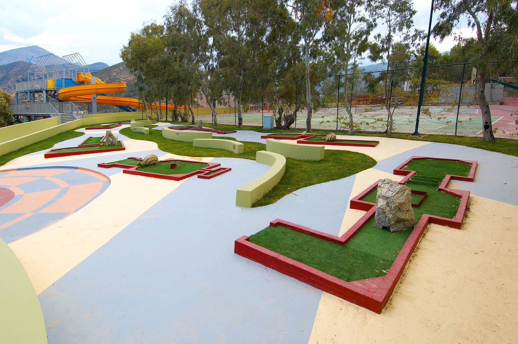 Temalı mini Golf Palmiye Peyzaj Mimarlık Ticari alanlar Oteller