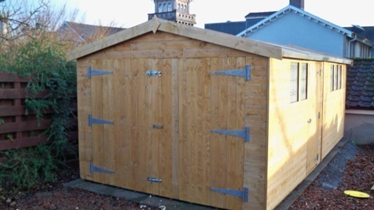 Basic 10ft Wide Garage City Sheds Classic style garage/shed