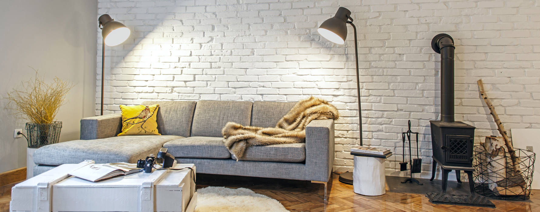 Apartament w Sopocie, DoMilimetra DoMilimetra Salones de estilo moderno