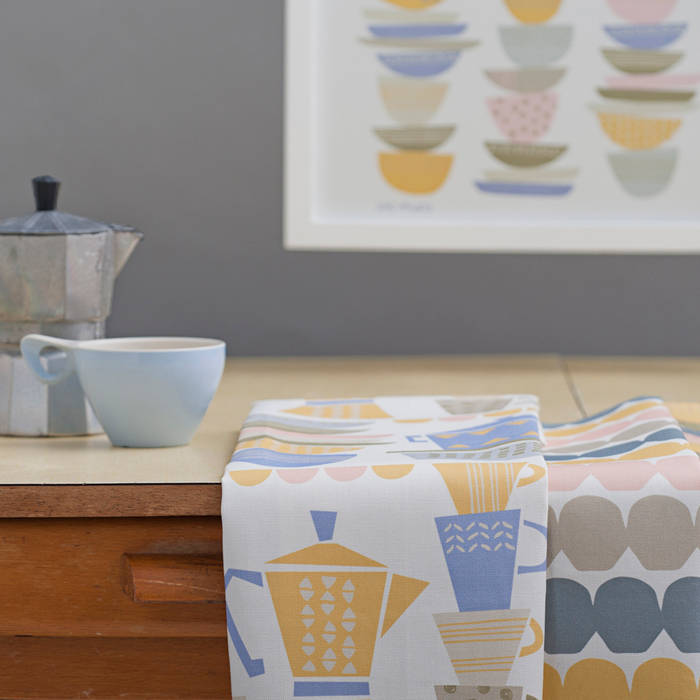 Tea Towels Zoe Attwell Cozinhas modernas Acessórios e têxteis