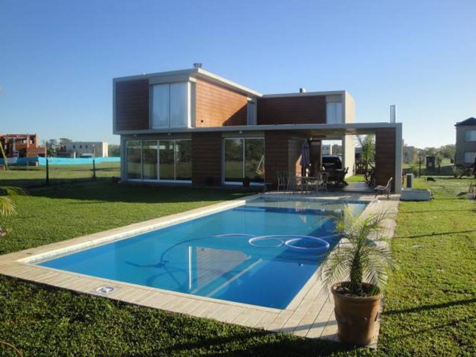 CASA VG HARAS SANTA MARIA ESCOBAR - BUENOS AIRES - ARGENTINA, Desarrollos Proyecta Desarrollos Proyecta Case moderne