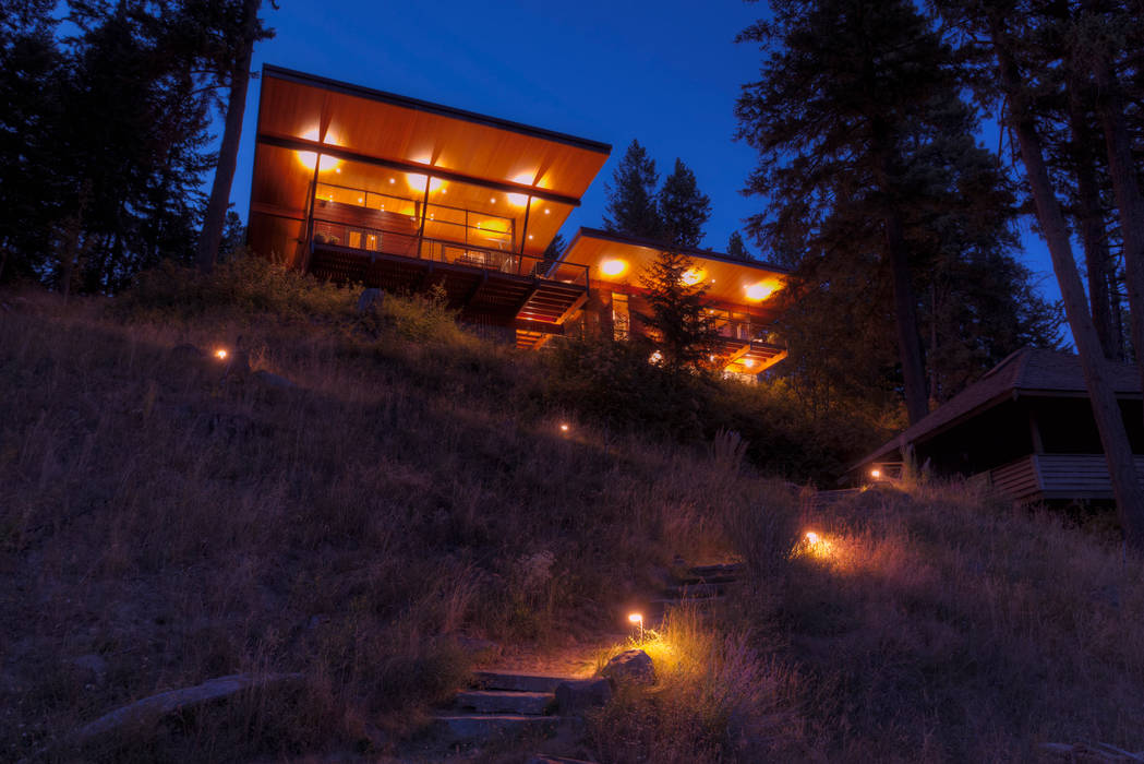 Coeur D'Alene Residence, Uptic Studios Uptic Studios Modern Houses