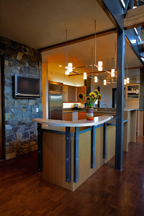 Hangman Valley Residence, Uptic Studios Uptic Studios Modern kitchen
