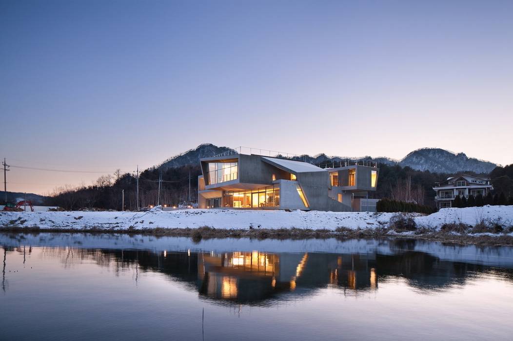 Guesthouse Rivendell KWAK, HEESOO [IDMM Architects] 모던스타일 주택