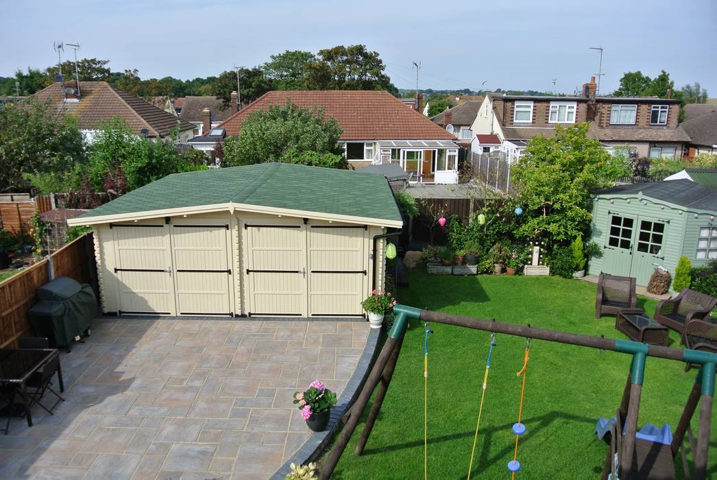 Wooden garages, quick garden ltd homify