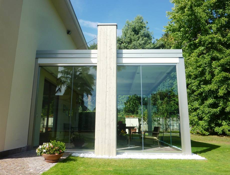 Veranda homify Minimal style conservatory