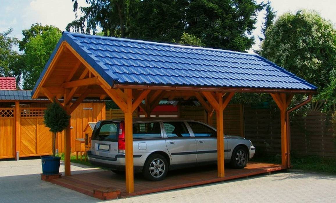 Wiaty garażowe, Ogrodolandia Ogrodolandia Prefabricated Garage