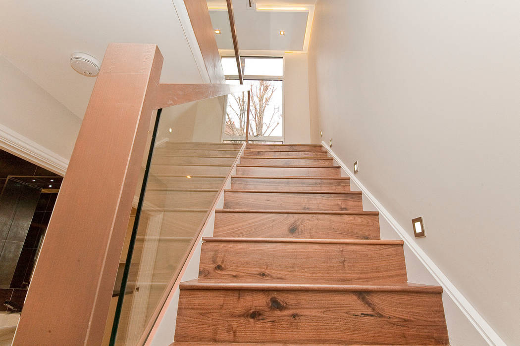 Private House - Holland Park , New Images Architects New Images Architects Modern corridor, hallway & stairs