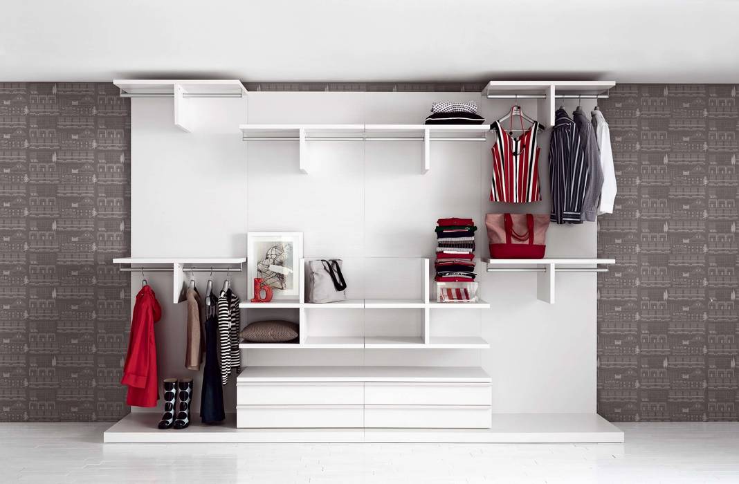 homify Modern dressing room Storage