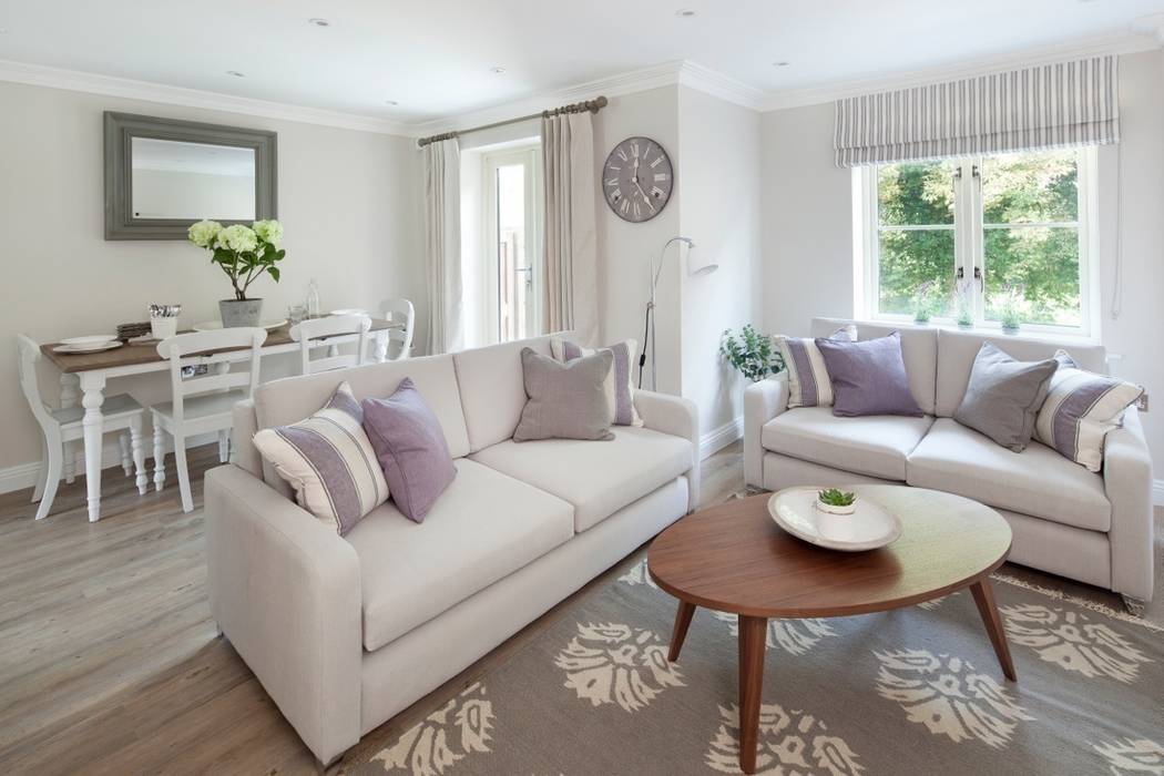 Cotswold Cottage Emma & Eve Interior Design Ltd Modern living room