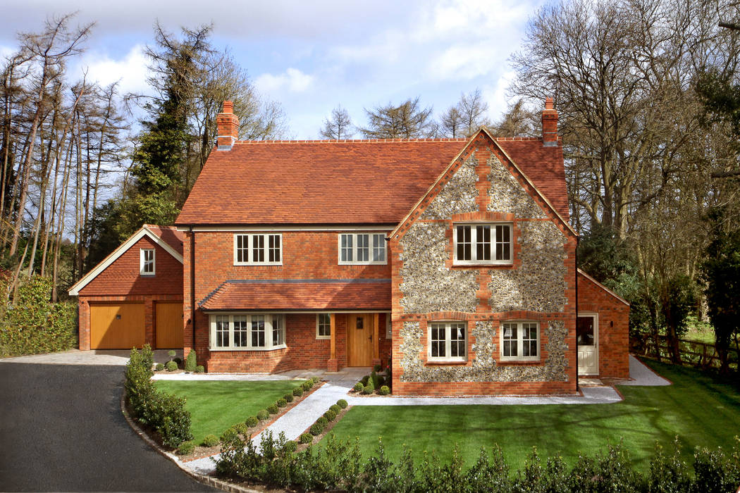 A Country Home Emma & Eve Interior Design Ltd Country style balcony, porch & terrace